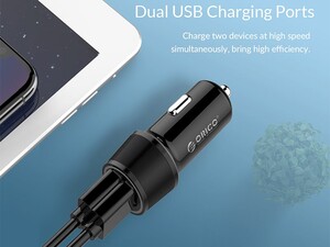 ORICO Dual USB Smart Car Charger (UCC-2U)