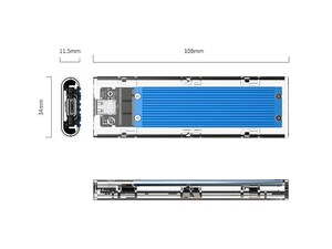 قیمت باکس هارد درایو NVMe اوریکو ORICO NVMe M.2 SSD Enclosure 10Gbps (TCM2-C3)