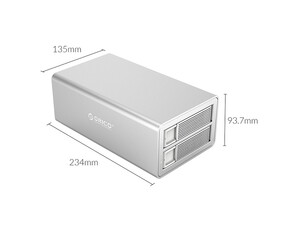 باکس هارد 2.5 و 3.5 اینج اوریکو ORICO 3529RU3 External Hard Drive Enclosure with RAID