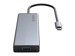 قیمت هاب آداپتور تایپ سی اوریکو Orico 5 Port Type-C 4 x USB3.0|1 x PD|Docking Station(5SXA-GY)