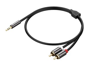 مبدل جک 3.5 میلیمتری به RCA صدا ORICO AM-MRC1 3.5mm to Dual RCA Ports Audio Cables