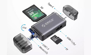 کارتخوان و رم ریدر اوریکو  Orico 2CR61 USB2.0 6-in-1 Card Reader