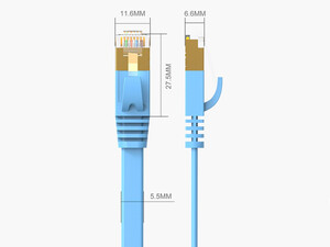 کابل شبکه اوریکو Orico CAT7 LAN Cable PUG-C7b 3m