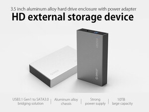 باکس هارد اینترنال به اکسترنال اوریکو ORICO USB3.0 3.5 inch SATA External Hard Drive Enclosure 3518S3