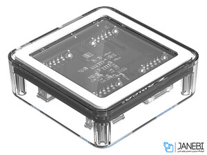 هاب 4 پورت همراه کابل 1 متری اوریکو Orico 4 Port USB3.0 Transparent HUB MH4U-U3-10