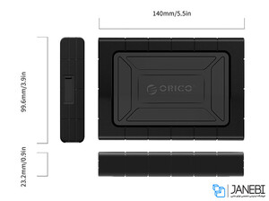 باکس هارد اینترنال به اکسترنال اوریکو ORICO 2539C3-G2 2.5inch Type-C Three-proofing Hard Drive