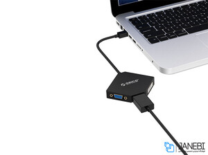 مبدل مینی دیسپلی پورت به اچ دی ام آی و دی وی آی و وی جی ای اوریکو Orico DMP-HDV3 Mini DisplayPort to HDMI/DVI/VGA Adapter