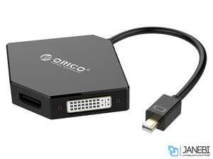 مبدل مینی دیسپلی پورت به اچ دی ام آی و دی وی آی و وی جی ای اوریکو Orico DMP-HDV3 Mini DisplayPort to HDMI/DVI/VGA Adapter