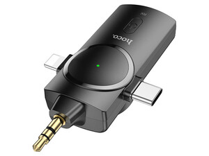 میکروفن بی سیم کوچک hoco S31 Stream wireless microphone with 3-in-1 receiver