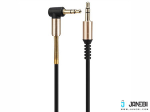 فروش کابل یک متری Hoco Spring 3.5 mm Stereo Aux