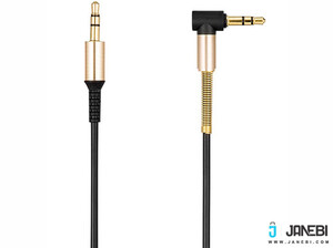 خرید کابل یک متری Hoco Spring 3.5 mm Stereo Aux