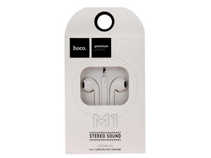 هندزفری سیمی با جک 3.5 میلیمتری هوکو Hoco Wired earphones 3.5mm M1 Original series with mic