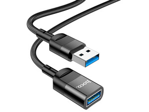 خرید کابل افزایش طول یو اس بی به یو اس بی 1.2 متری هوکو Hoco Extension cable USB to USB USB3.0 U107