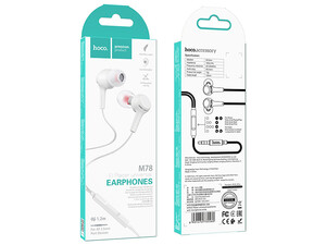 فروش هندزفری  سیمی با جک 3.5 میلیمتری  هوکو Hoco Wired earphones 3.5mm “M78 El Placer” with mic