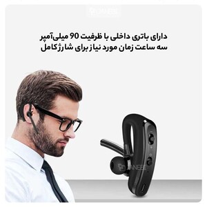 هندزفری بلوتوث تک گوش هوکو Hoco Rede business wireless earphone E15