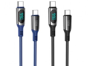 کابل شارژ تایپ‌سی به تایپ‌سی هوکوHoco S51 100W Extreme charging data cable for Type-C to Type-C