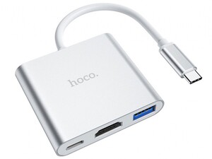 هاب و مبدل تایپ سی هوکو HOCO Type-C hub HB14 Easy use USB3.0+HDMI+PD