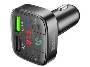 شارژر فندکی سریع با قابلیت پخش موسیقی و تماس هوکو Hoco E59 Car Charger FM Transmitter