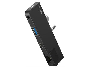 Baseus Multifunctional HUB for Surface Go(Type-C+Audio to RJ45+USB3.0+Type-C(data)+Audio)