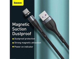 Baseus Zinc Magnetic Type-C Cable 3A 1m