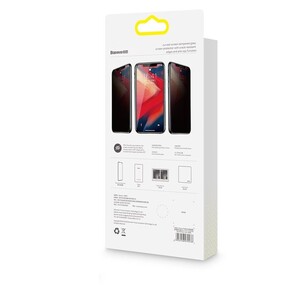 محافظ صفحه نمایش شیشه ای دوتایی بیسوس آیفون Baseus 0.23mm Screen Protector Apple iPhone X/XS