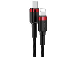 کابل شارژ سریع تایپ سی به لایتنینگ بیسوس Baseus Cafule Type-C to Lightning Cable 1M