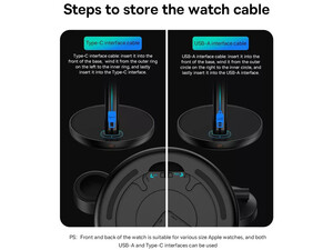 شارژر بی سیم مگنتی رومیزی آیفون 20 وات و پایه نگهدارنده موبایل 3 در 1 بیسوس Baseus Swan 3-in-1 Wireless Magnetic Charging Bracket 20W