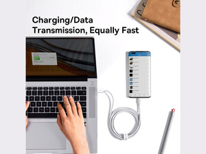 کابل تایپ سی 100 وات 25 سانتی متری بیسوس Baseus Superior USB To USB-C 100W 0.25m Cable