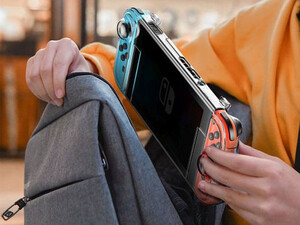 قاب کنسول بازی نینتندو سوئیچ بیسوس Baseus Case for Nintendo Switch Game Console GS06 360°Flip, (WISWGS06-02)