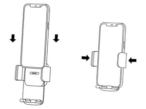 هولدر گوشی موبایل داخل خودرو بیسوس Baseus gravity car phone mount holder air vent SUYK000212