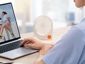 مینی پنکه رومیزی شارژی بیسوس Baseus Serenity Desktop Fan Pro ACJX000002