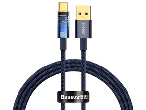 کابل USB به Type-C فست‌شارژ 100 واتی بیسوس