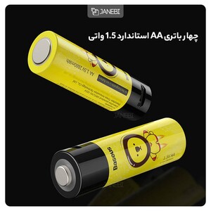 باتری قابل‌شارژ بیسوس Baseus PCWH000311 battery AA 1920mAh Built-in microUSB charging port