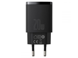 شارژر دیواری فست شارژ 20 وات بیسوس Baseus Compact Quick Charger U+C PD QC CCCP20UE CCXJ-B01 EU