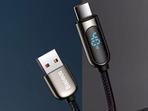 کابل شارژ سریع تایپ سی بیسوس Baseus Display Fast Charging Data Cable 1m