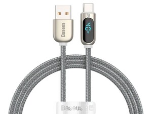 کابل شارژ سریع تایپ سی بیسوس Baseus Display Fast Charging Data Cable 1m