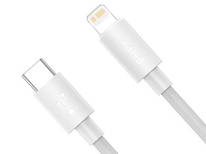 پک دوتایی کابل لایتنینگ به تایپ سی بیسوس Baseus Simple Wisdom Data Cable Kit USB-C to iP PD 20W 1.5m