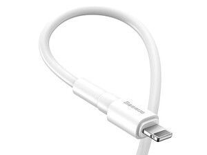 کابل شارژ سریع و انتقال داده لایتنینگ بیسوس Baseus Mini White Lightning Cable 1m 2.4A