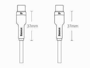 کابل شارژ سریع و انتقال داده تایپ سی به تایپ بیسوس Baseus Metal Data Cable 100W Type-C 2m