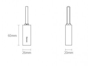 Baseus Steel Cannon Series USB A