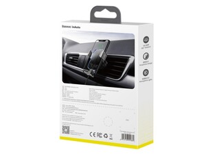 هولدر موبایل به همراه شارژ بیسیم بیسوس مدل BASEUS Explore Wireless Charger Gravity car mount