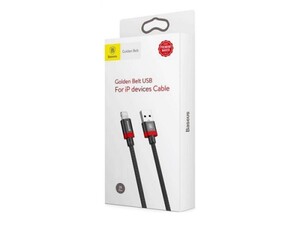 کابل شارژ لایتنینگ اپل بیسوس Baseus Golden Belt Lightning Cable 1.5m