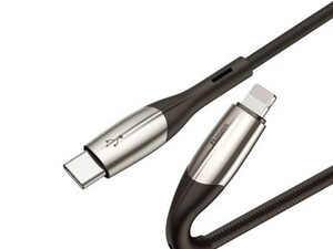 کابل شارژ و انتقال دیتای نیم متری تایپ سی به لایتنینگ بیسوس Baseus Horizontal PD Flash Charge Type-C to Lightning Cable 0.5M مقاوم در برابر پاره شدن