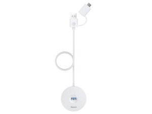 هاب یو اس بی و تایپ سی با کابل بلند بیسوس Baseus CAHUB-GA02 Round Box Hub USB Adapter Type-C+USB