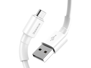 کابل شارژ میکرو یو اس بی بیسوس Baseus Mini White Micro USB Cable 1M/2.4A