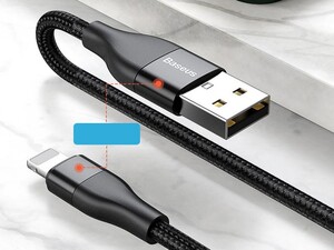 کابل شارژ و انتقال داده دوسر بیسوس Baseus 2in1 Cable USB+Type-C to iP 18W