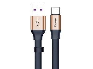 کابل سوپرشارژ کوتاه تایپ سی بیسوس Baseus Simple HW Quick Charge Cable 23cm