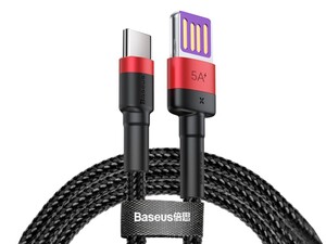 کابل شارژ سریع تایپ سی Baseus Cafule HW Quick Charging Cable 40W 1m