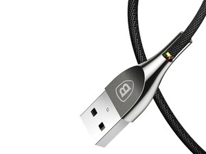 کابل شارژ و انتقال داده لایتنینگ بیسوس Baseus Mageweave Lightning Cable 1m