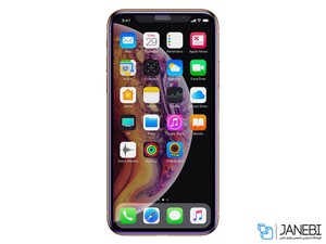 محافظ صفحه نمایش شیشه ای بیسوس آیفون Baseus Full Glass Screen iPhone X/XS